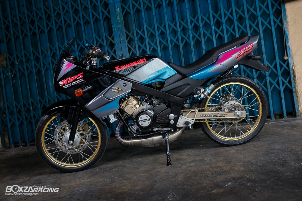 Kawasaki kips 150 độ kiểng cực ngầu với hàng loạt đồ chơi khủng từ thailand - 1