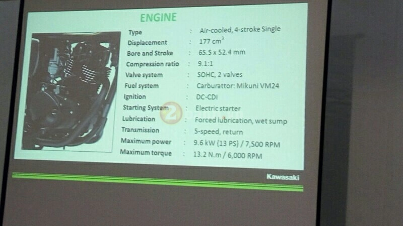 Kawasaki w175 chính thức được giới thiệu với giá 50 triệu đồng - 3