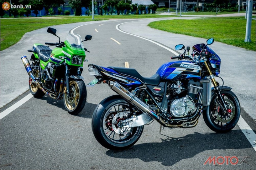 Kawasaki zrx-1200 độ hầm hố cùng phong cách standard bike - 1