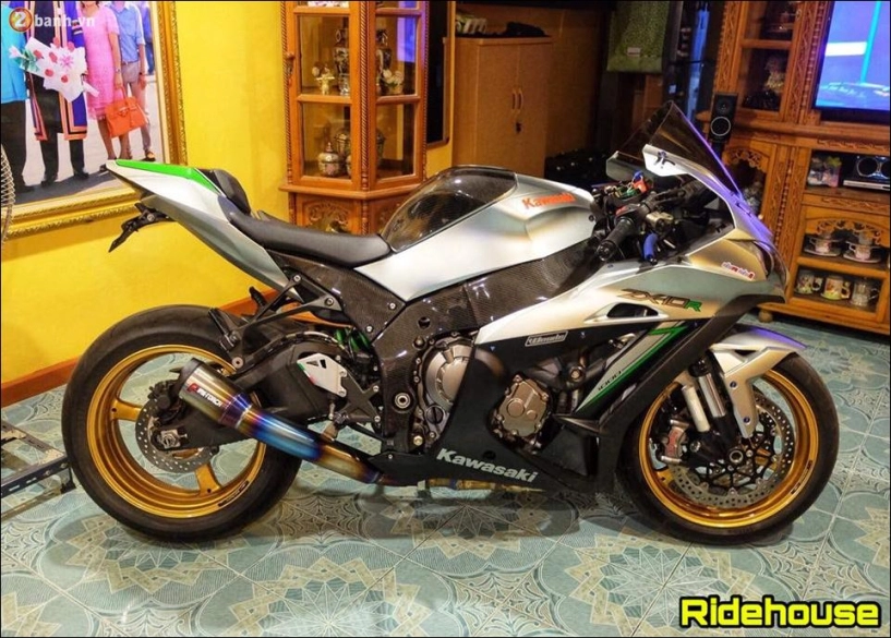 Kawasaki zx-10r-bản độ lôi cuốn từ version silver racing - 2