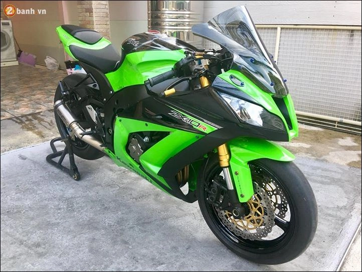 Kawasaki zx_10r nâng cấp hoàn hảo qua nhiều option hàng hiệu - 11