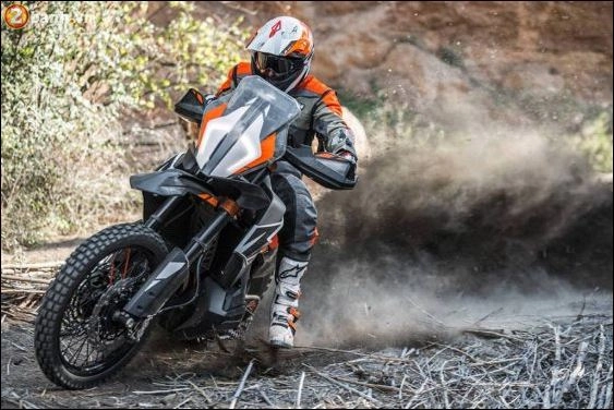 Ktm 790 adventure lộ diện bản concept trên đường đua thử - 5