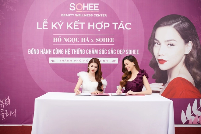 Lần đầu tiên sau nhiều năm hồ ngọc hà làm đại sứ cho 1 thương hiệu sắc đẹp hàn quốc - 1