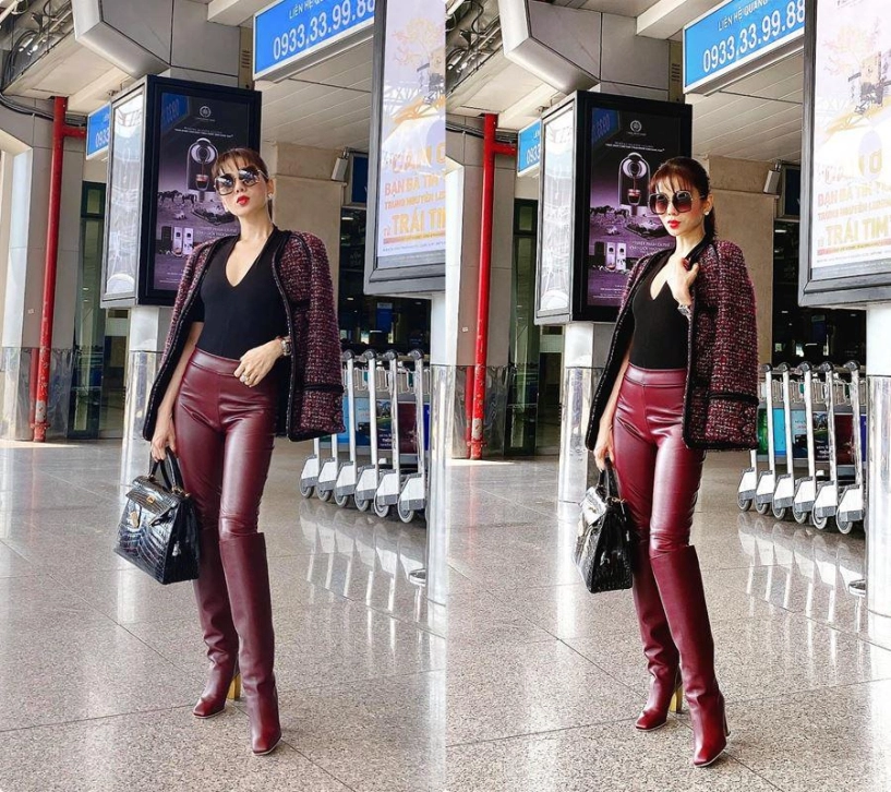 Lệ quyên đi bay chưa diện thì thôi lúc đã lên đồ thì soi giá tiền từng outfit bỏng tay - 7