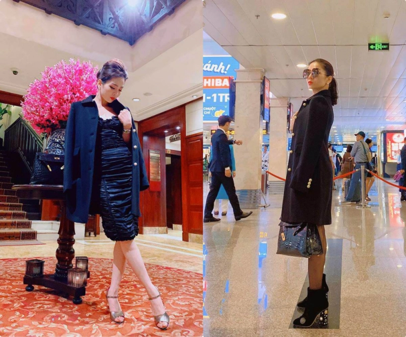 Lệ quyên đi bay chưa diện thì thôi lúc đã lên đồ thì soi giá tiền từng outfit bỏng tay - 8