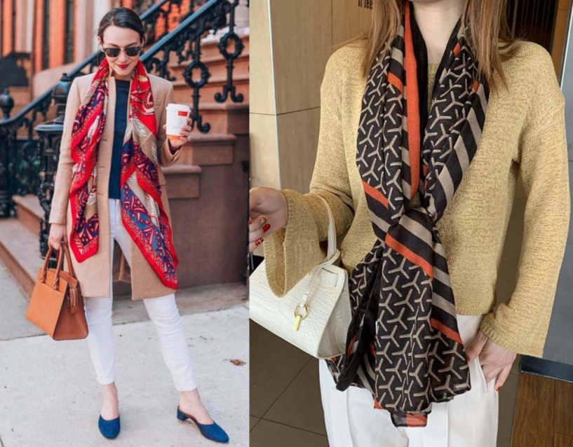 Lên đồ style gái thượng hải huyền lizzie nhận cả rổ chê bai vì choàng khăn lông chồn nguyên con - 9