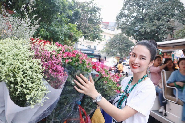 Lên thảm đỏ không ai lộng lẫy bằng nhưng angela phương trinh đứng bán cơm chỉ diện áo dài sen - 12