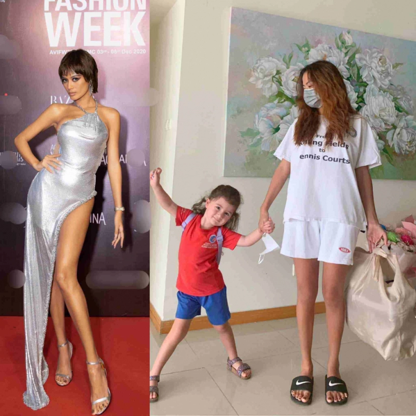 Lộng lẫy ở đâu chứ đưa con đi học sao việt cũng quần đùi áo phông tuềnh toàng như ai - 10