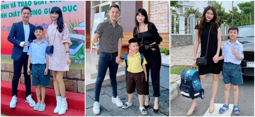 Lộng lẫy ở đâu chứ đưa con đi học sao việt cũng quần đùi áo phông tuềnh toàng như ai - 12