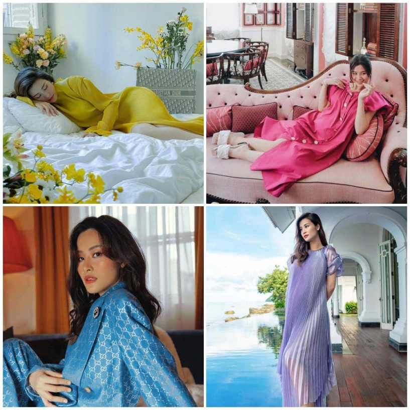 Mặt trận thời trang bà bầuvbiz 2020 loạt cô sắm đồ hiệu tiền tỷ chỉ 1 người mặc đồ cũ - 2