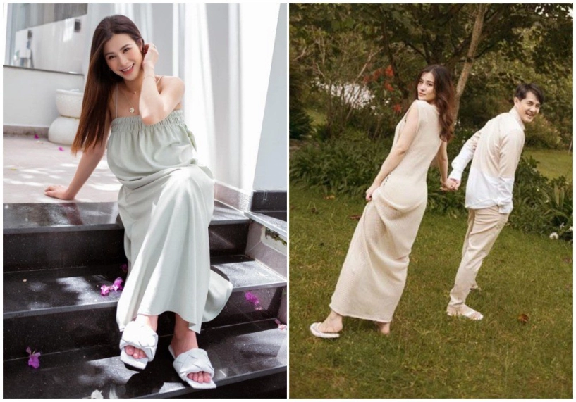 Mặt trận thời trang bà bầuvbiz 2020 loạt cô sắm đồ hiệu tiền tỷ chỉ 1 người mặc đồ cũ - 4