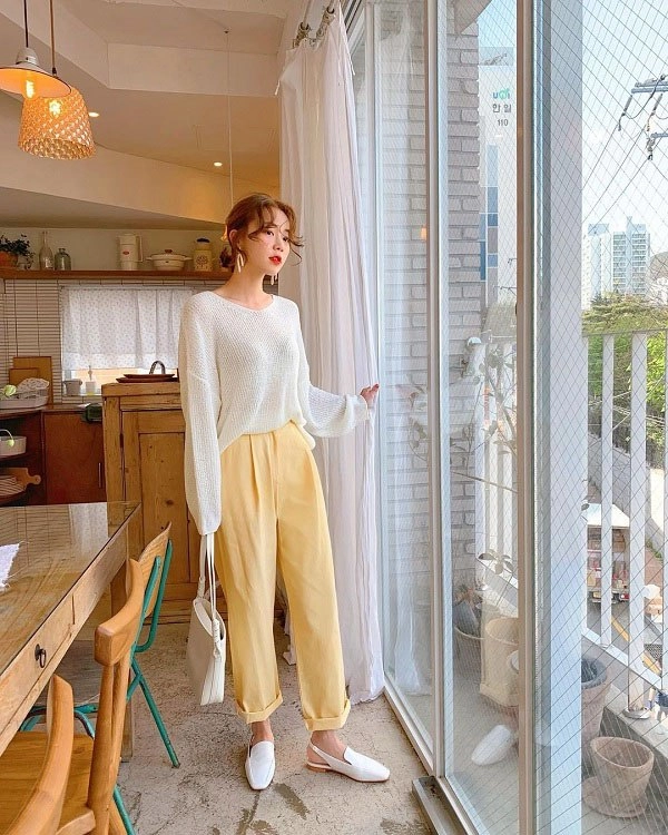 Màu xám tối thượng-vàng rực rỡ lên ngôi nàng lưu ngay tuyệt chiêu mặc đẹp đi làm đi chơi - 6