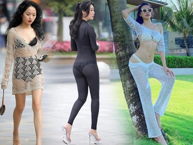 Mốt ăn mặc lạ lùng của gái xinh thích khoe dáng mặc bikini đi gym diện đồ gym ra phố - 19