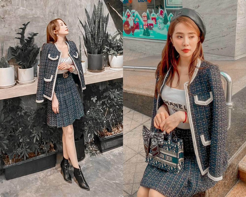 Ngoài 30 quỳnh nga hết mê váy tiểu tam chuyển sang lăng xê món phụ kiện đội đầu sang chảnh - 5