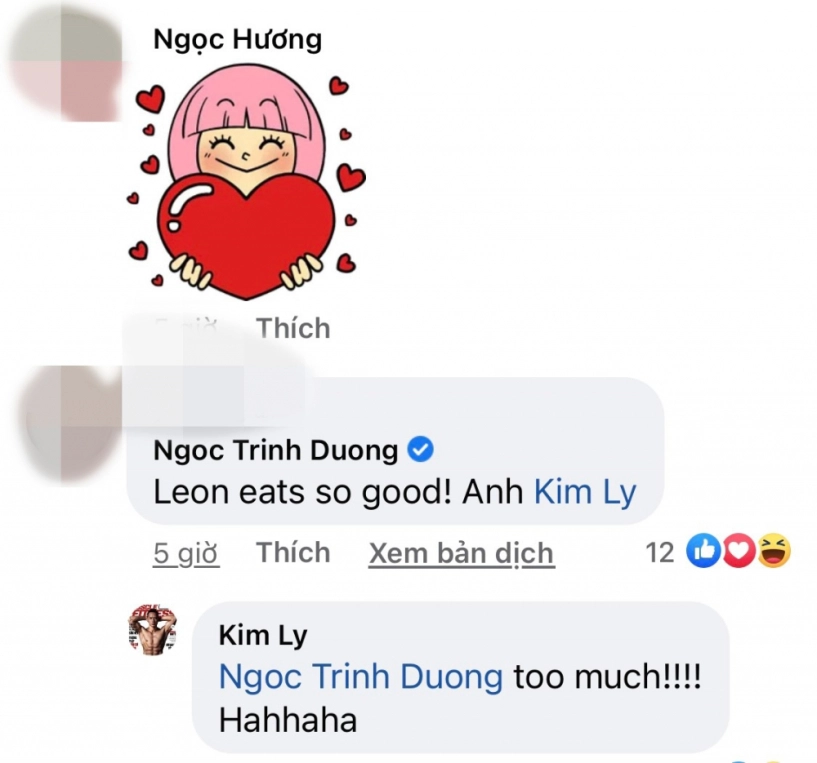 Ngọc trinh cho con trai hà hồ bú kim lý tiết lộ về bé leon ăn nhiều lắm - 5
