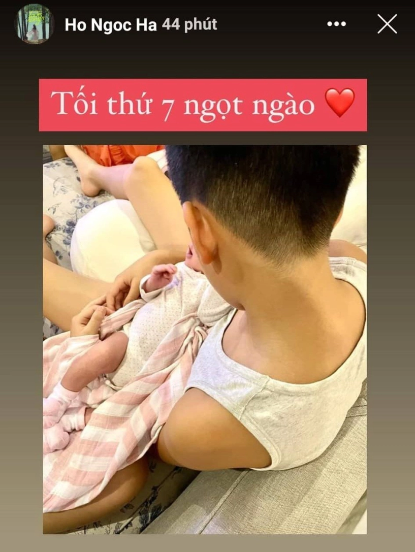 Ngọc trinh cho con trai hà hồ bú kim lý tiết lộ về bé leon ăn nhiều lắm - 7