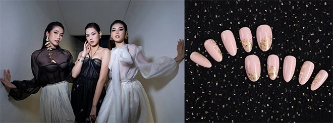 Những mẫu nail đẹp mắt của pang mỹ nguyên trong show thời trang trần hùng - 1