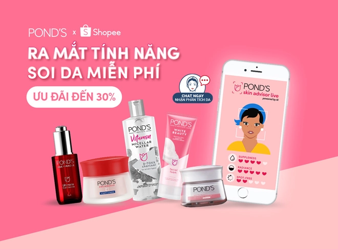 Ponds hợp tác cùng shopee giới thiệu trải nghiệm chăm sóc da thông minh - 1