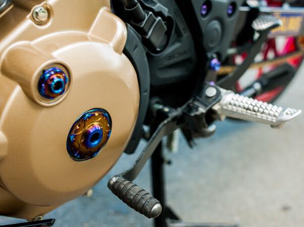 Satria 150 độ đồ chơi hàng hiệu với giá trị trên 200 triệu của biker việt - 9