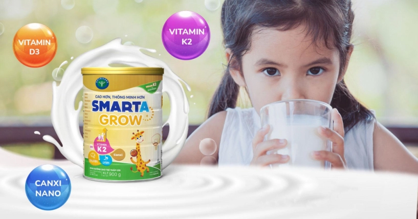 Smarta grow tặng cho con khung xương rắn chắc với bộ 3 dưỡng chất thiết yếu - 1