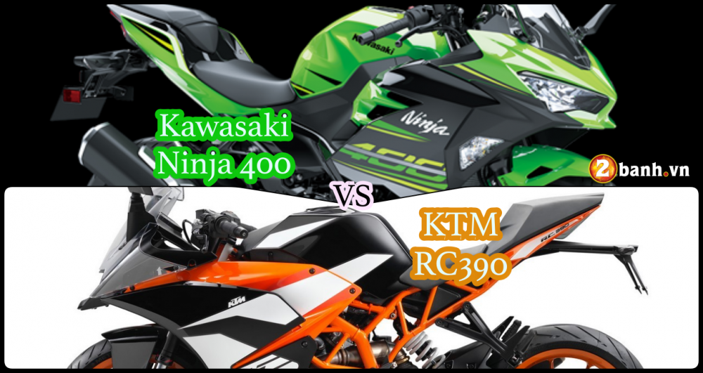 So sánh kawasaki ninja 400 2018 và ktm rc390 - 1