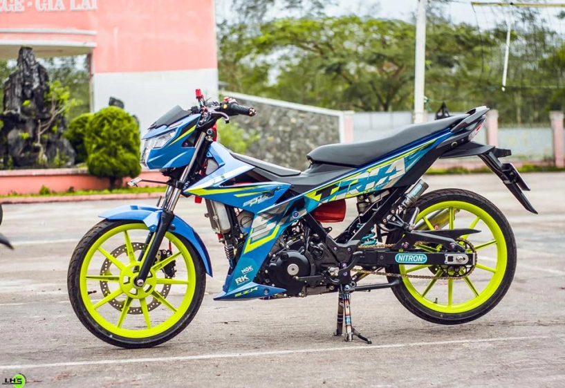 Suzuki satria f150 độ chất ngất ngây với đồ chơi giá trị của biker việt - 2