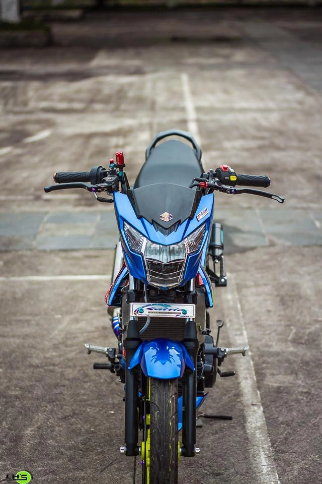 Suzuki satria f150 độ chất ngất ngây với đồ chơi giá trị của biker việt - 3