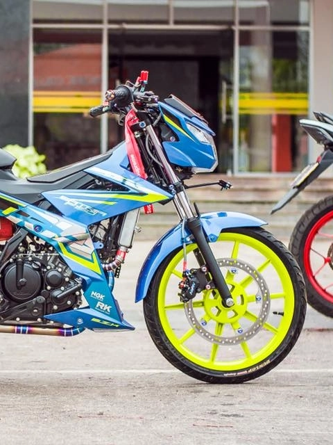 Suzuki satria f150 độ chất ngất ngây với đồ chơi giá trị của biker việt - 4