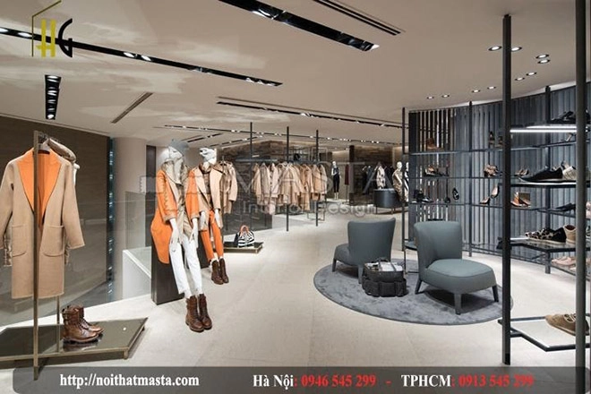 Thiết kế shop thời trang - điểm nhấn thu hút khách hàng - 3