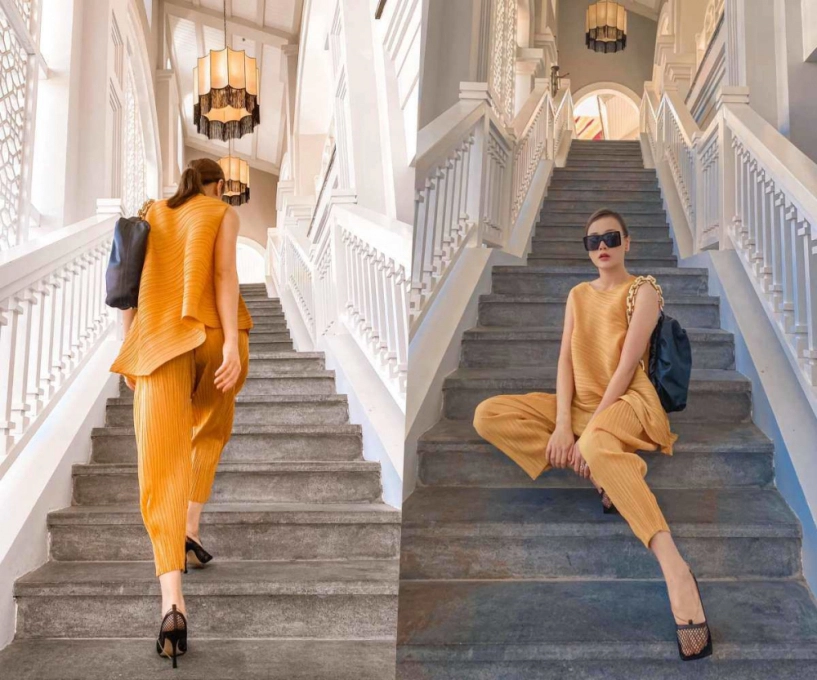 Thừa nhận tăng cân tròn xoe phương oanh chơi chiêu lên đồ giấu dáng mũm mĩm - 7