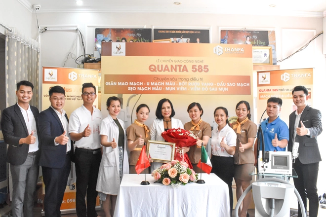 Tmv ngọc bích đầu tư công nghệ quanta 585 và q-plus a evo trong điều trị thẩm mỹ chuyên sâu - 1