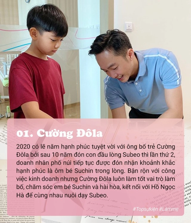 Top 8 ông bố hot nhất năm 2020 cường đô la hay kim lý thật khó chọn - 1