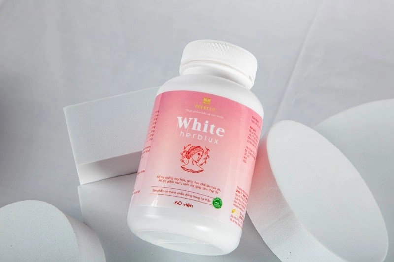 Tpbvsk white herblux - hỗ trợ ngăn ngừa lão hóa sáng hồng làn da - 4