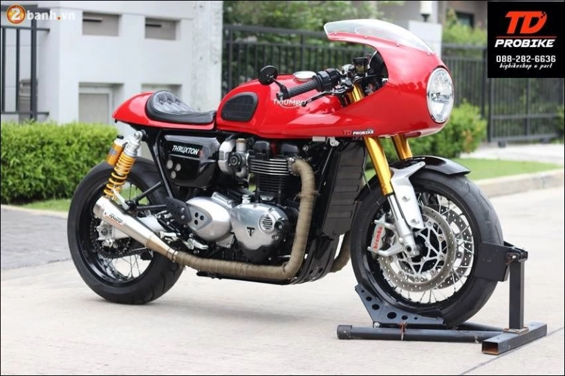 Triumph thruxton r sự trở lại đầy mê hoặc của dòng cafe race - 14