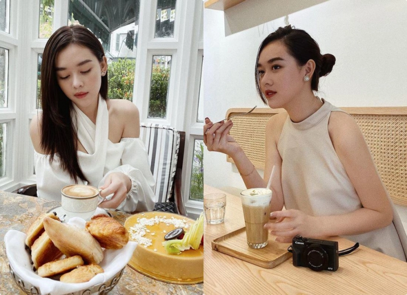 Trước khi theo chồng bỏ cuộc chơi á hậu 20 tuổi lên dây cót tinh thần với style sang chảnh - 2