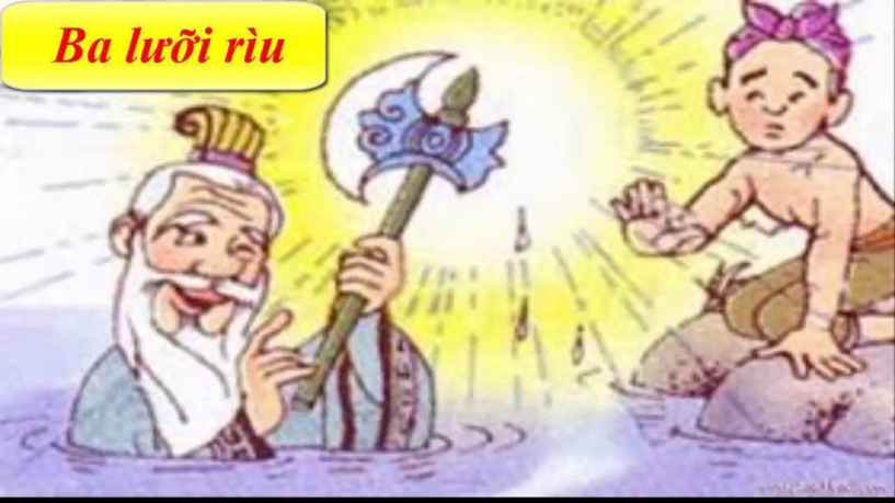 Truyện cổ tích câu chuyện ba lưỡi rìu - 2