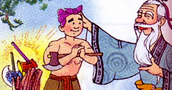 Truyện cổ tích câu chuyện ba lưỡi rìu - 3