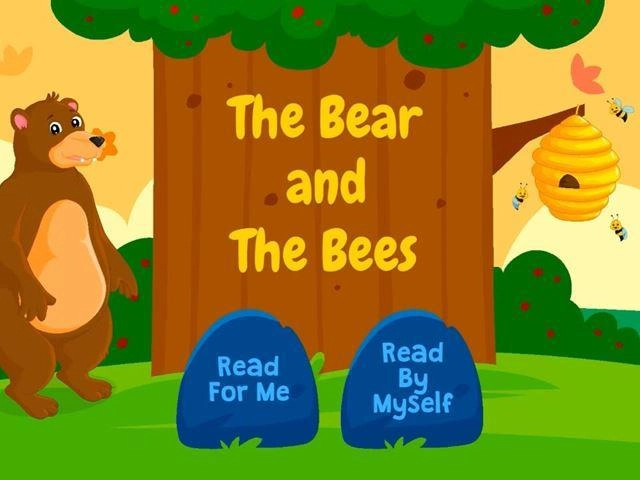 Truyện cổ tích the bear and the bees - con gấu và bầy ong - 1