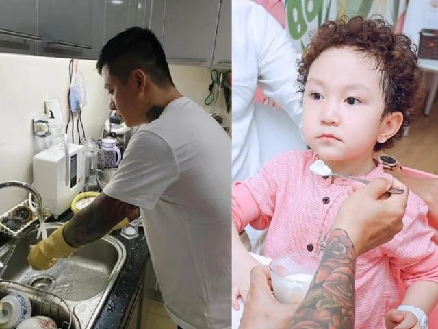 Tuấn hưng căng thẳng âm thầm đi lễ chùa vì con giờ 6 tuổi đứa trẻ làm bố xúc động - 8