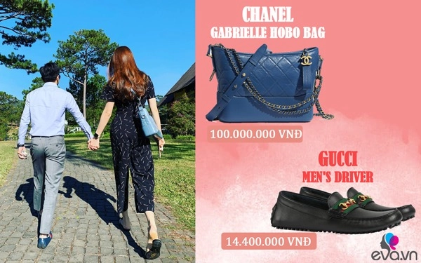 Vợ chồng cường đô la - đàm thu trang tình tứ diện áo đôi nghìn đô mỗi khi hẹn hò - 6