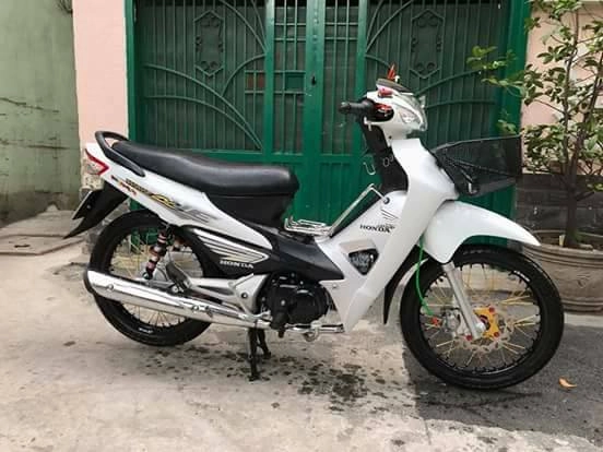 Wave alpha độ trắng không tì vết của biker sài gòn - 1