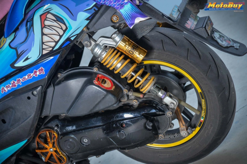 Yamaha cygnus x125 độ hóa thành cá mập đầy ấn tượng của biker xứ đài - 6