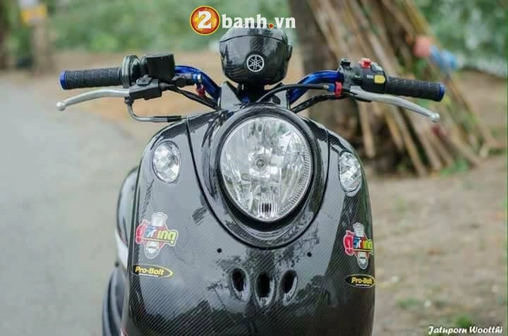 Yamaha mio classico độ - full carbon của biker nước bạn - 3
