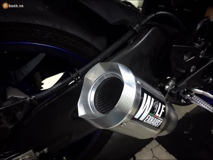 Yamaha r1 độ dàn hơi căng đét từ ống xả wolfexhaust - 1