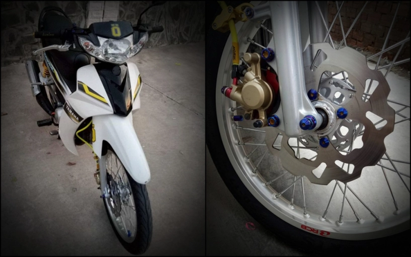 Yamaha sirius 110 độ đơn giản đầy cá tính của biker bình định - 1