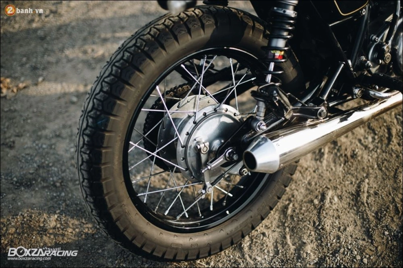 Yamaha sr400 phong trần lịch lãm qua version dirt style classic - 13