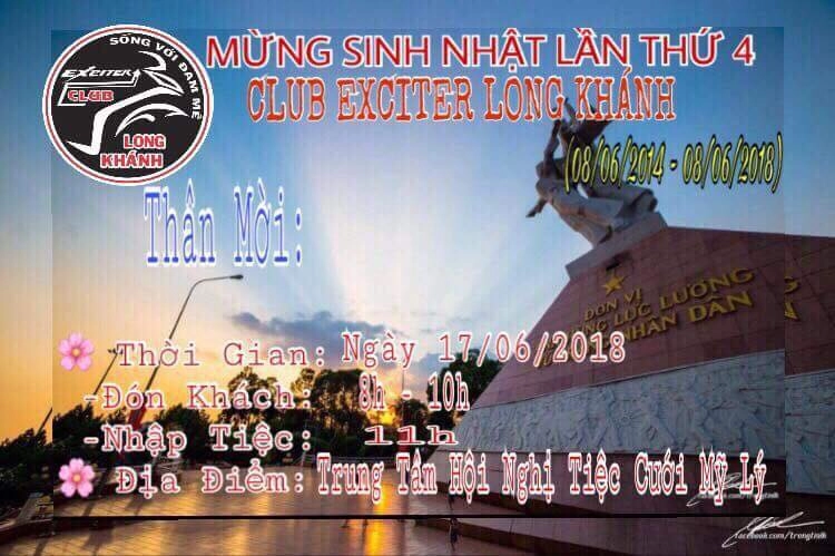 2banhvn đồng hành cùng club exciter long khánh mừng sinh nhật lần thứ 4 - 2