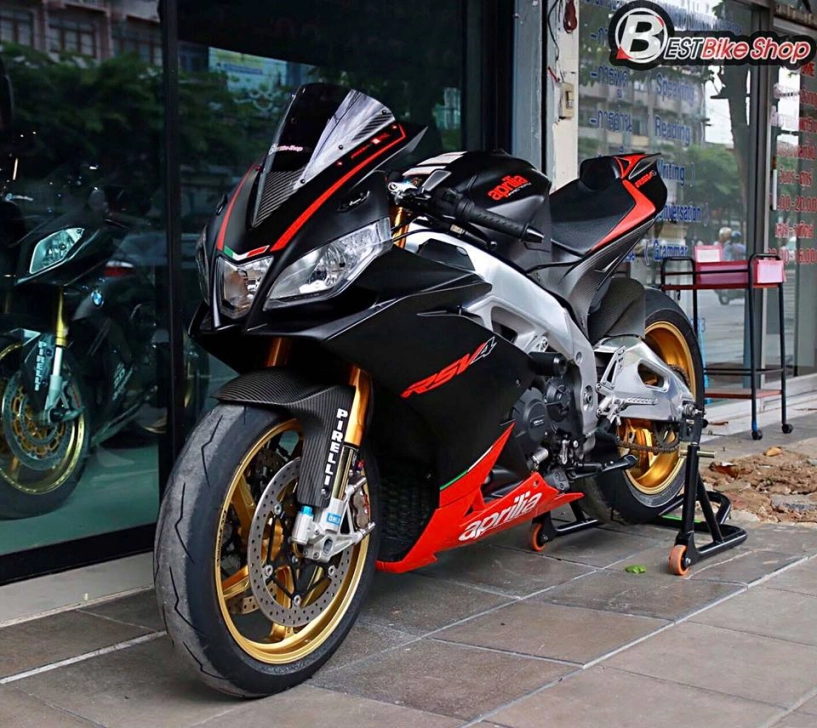 Aprilia rsv4 factory đẹp mê ly với loạt nâng cấp khủng - 1