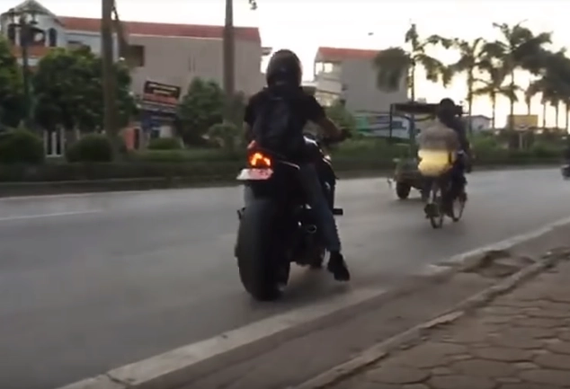 Biker việt chạy kawasaki z1000 độ pô siting với âm thanh cực bất ngờ - 5