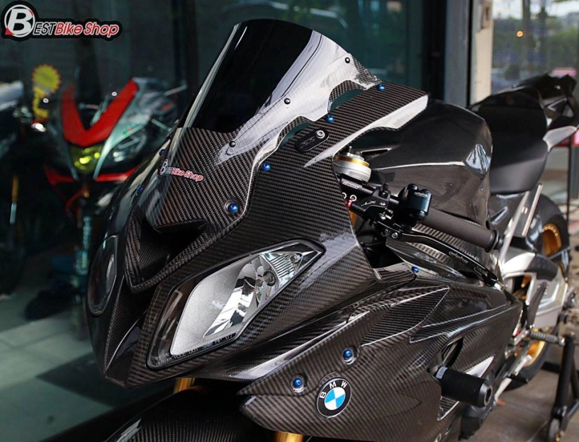 Bmw hp4 vẻ đẹp tuyệt sắc trong trang bị full áo carbon ilmberger - 1